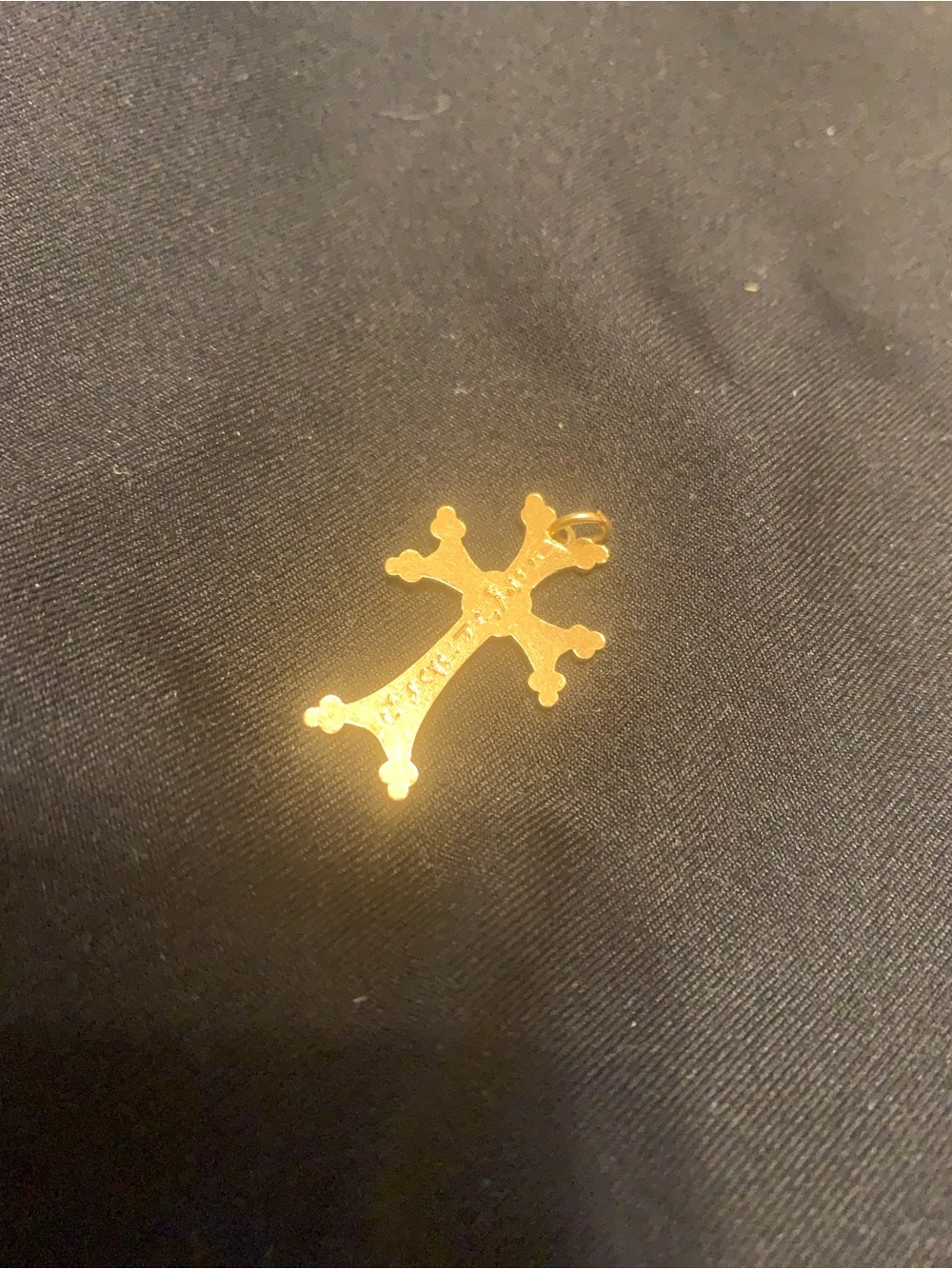 Gold Cross Pendant Necklace Charm - Men Accessories